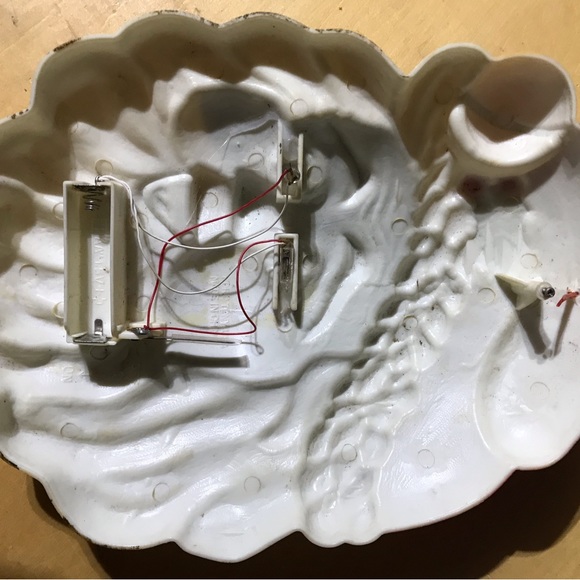 Vintage Light Up Black Santa - Picture 3 of 4